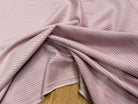 VELOURS DE COTON CORDELET SEERSUCKER ROSE 100% COTON - My Little Coupon