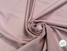 VELOURS DE COTON CORDELET SEERSUCKER ROSE 100% COTON - My Little Coupon