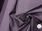 VELOURS DE COTON ET MODAL 500 RAIES STRETCH VIOLET FONCÉ 78% COTON - My Little Coupon