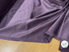 VELOURS DE COTON ET MODAL 500 RAIES STRETCH VIOLET FONCÉ 78% COTON - My Little Coupon
