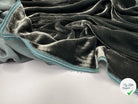 VELOURS DE SOIE VERT BOUTEILLE - My Little Coupon - tissu - coudre