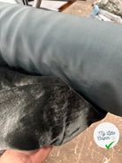 VELOURS DE SOIE VERT BOUTEILLE - My Little Coupon - tissu - coudre