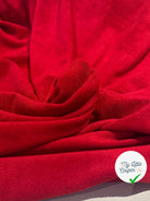 VELOURS ÉPONGE ROUGE SANG MSO