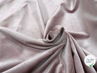 VELOURS LISSE COTON ROSE PALE ITALIEN - My Little Coupon