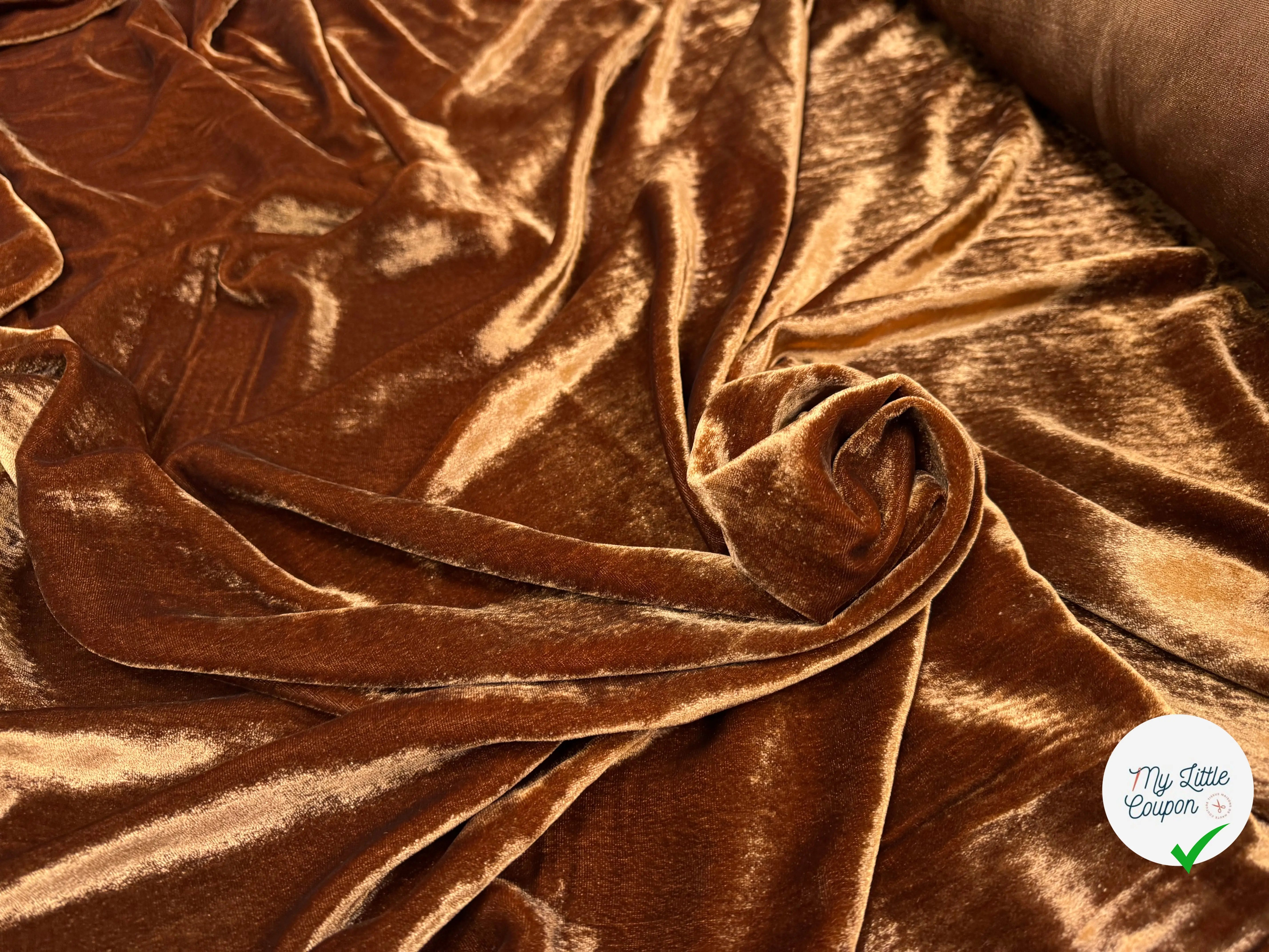 VELOURS LISSE MARRON - My Little Coupon
