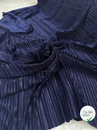 VELOURS PLISSÉ BLEU FONCE MLC INTERN