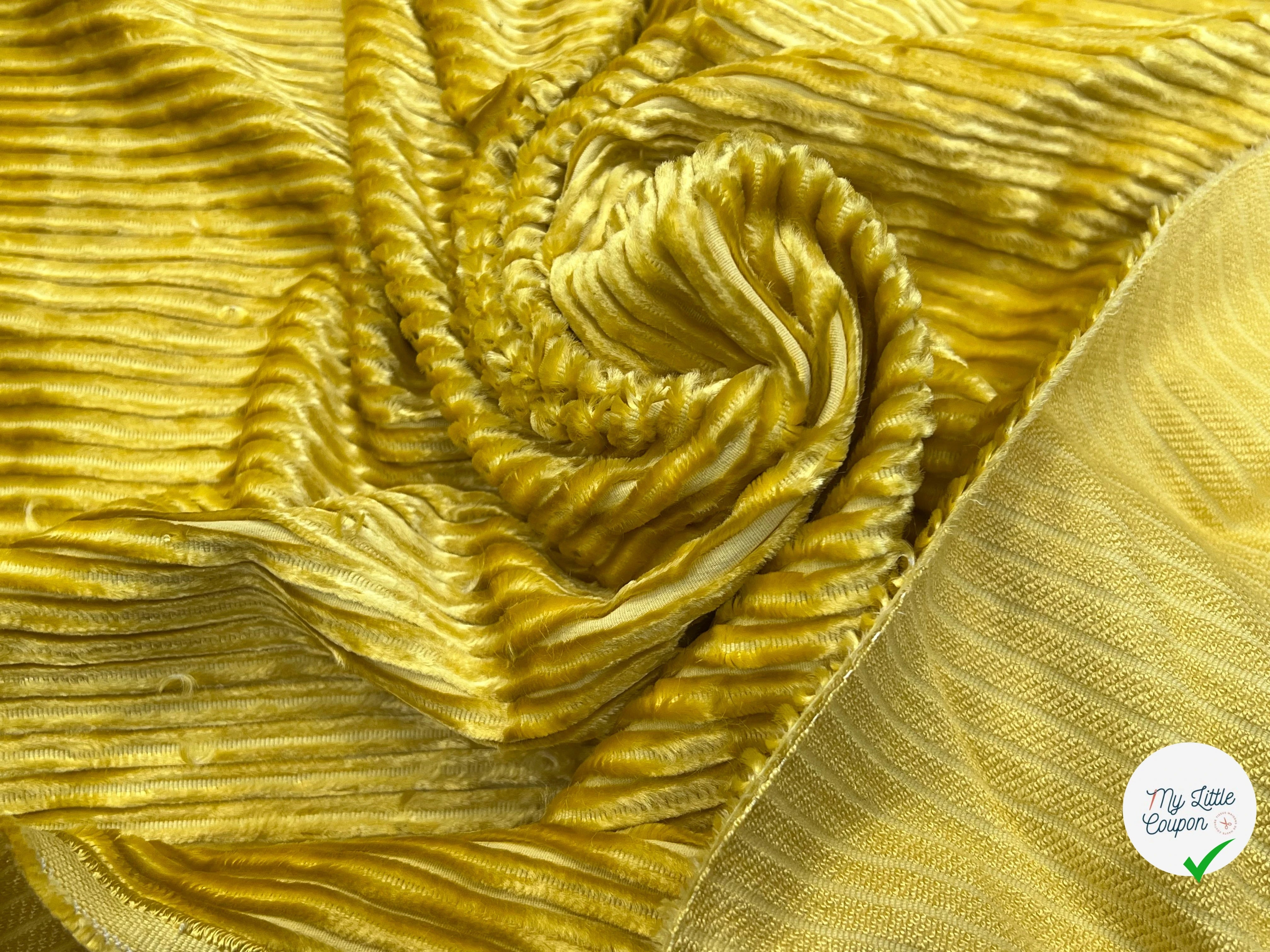 VELOURS PUEBELA JAUNE 130CM - My Little Coupon