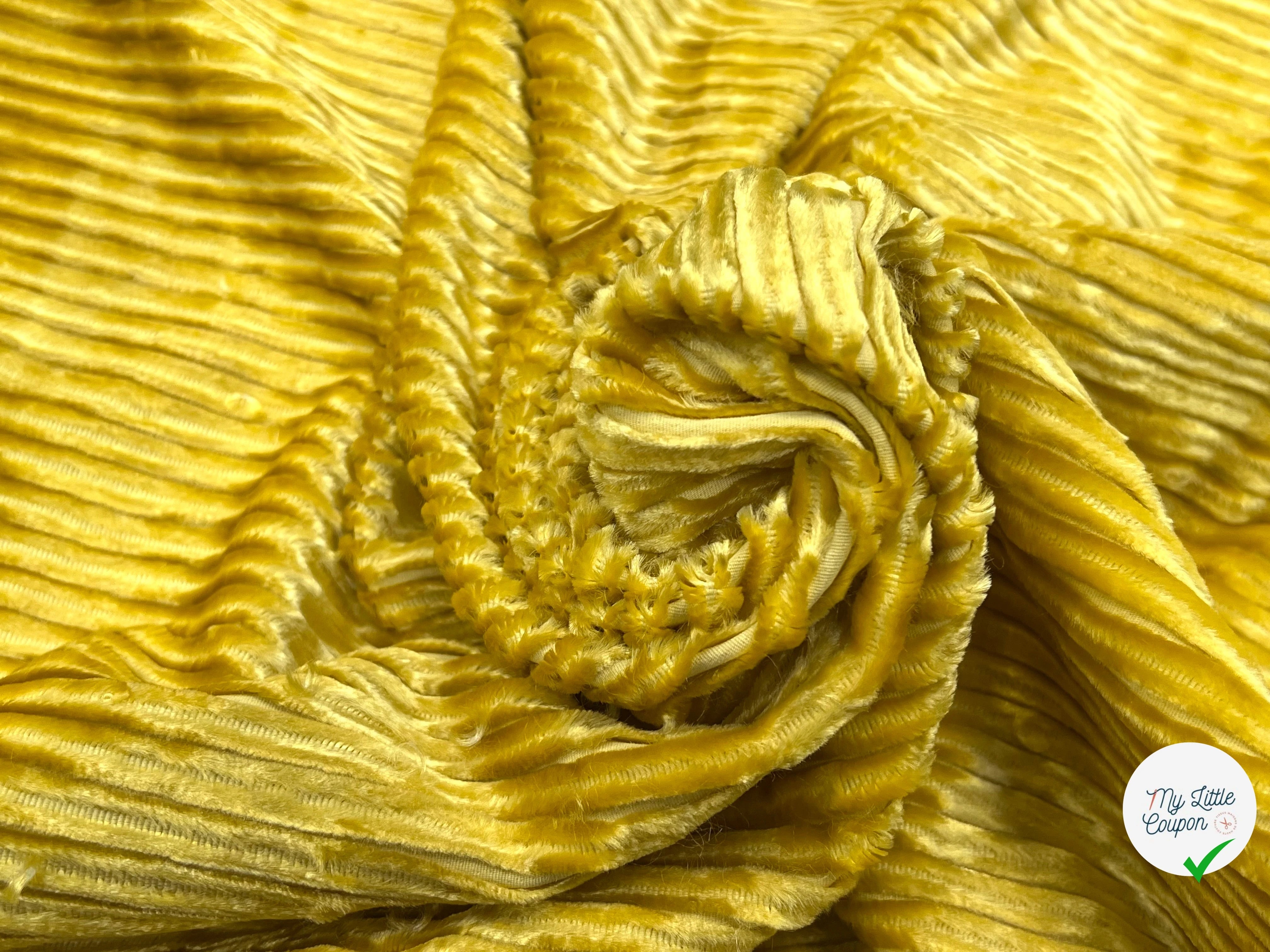 VELOURS PUEBELA JAUNE 130CM - My Little Coupon