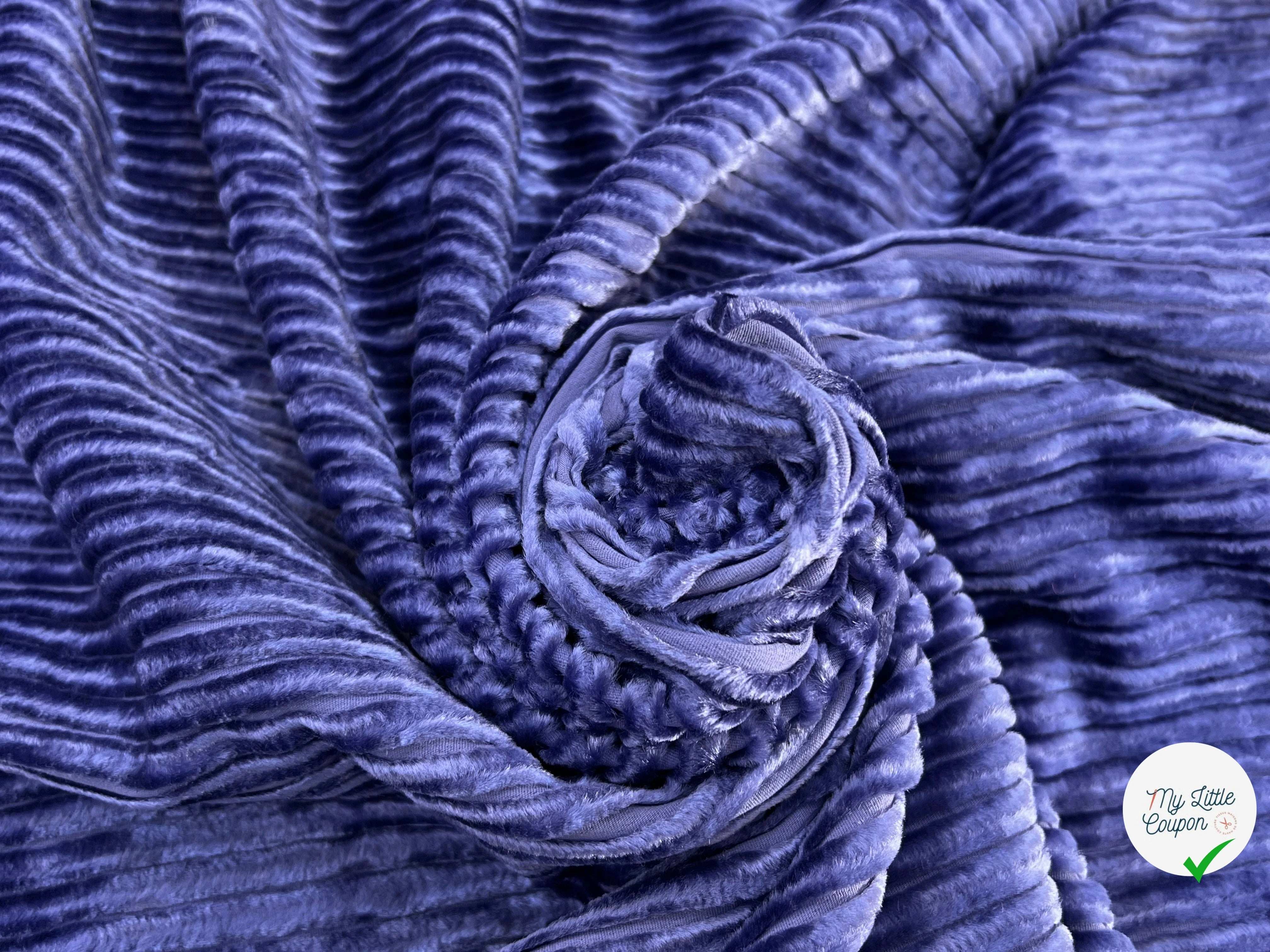 VELOURS PUEBELA LAVENDER 100% COTON - My Little Coupon