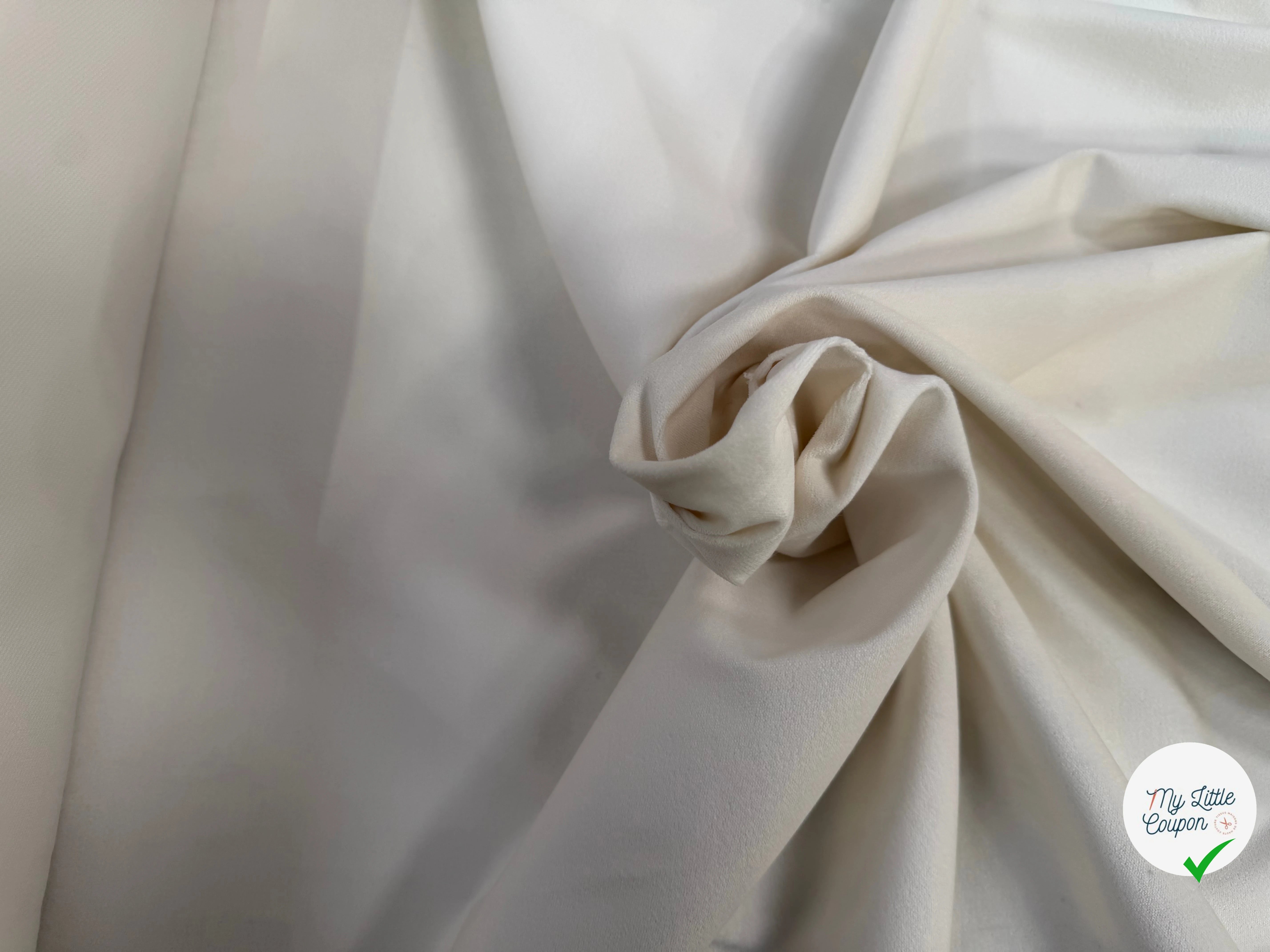 VELOURS VELVET LISSE MOUSSE COUTURE ITALIE STRETCH - My Little Coupon