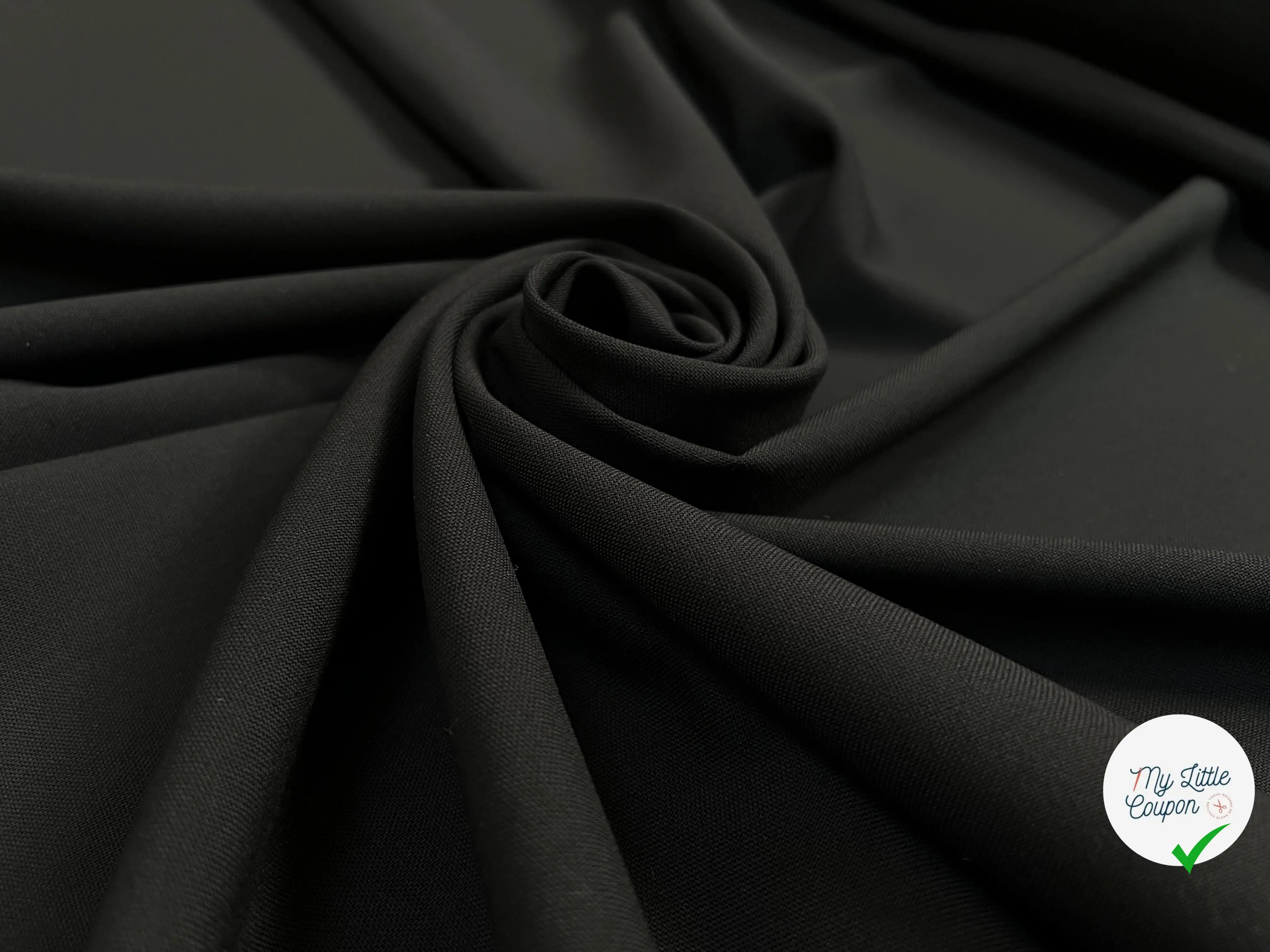 VERTICAL WOOL CANVAS, Black - My Little Coupon
