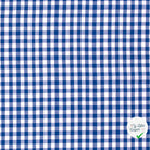 Vichy carreaux moyens coton cobalt