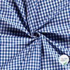 VICHY CARREAUX MOYENS COTON COBALT - My Little Coupon