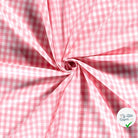 VICHY CARREAUX MOYENS COTON ROSE CLAIR - My Little Coupon