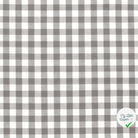 VICHY GROS CARREAUX COTON GRIS FONCÉ - My Little Coupon