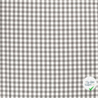 VICHY GROS CARREAUX COTON GRIS FONCÉ - My Little Coupon