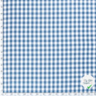 VICHY GROS CARREAUX COTON INDIGO - My Little Coupon