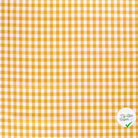 VICHY GROS CARREAUX COTON OCRE - My Little Coupon