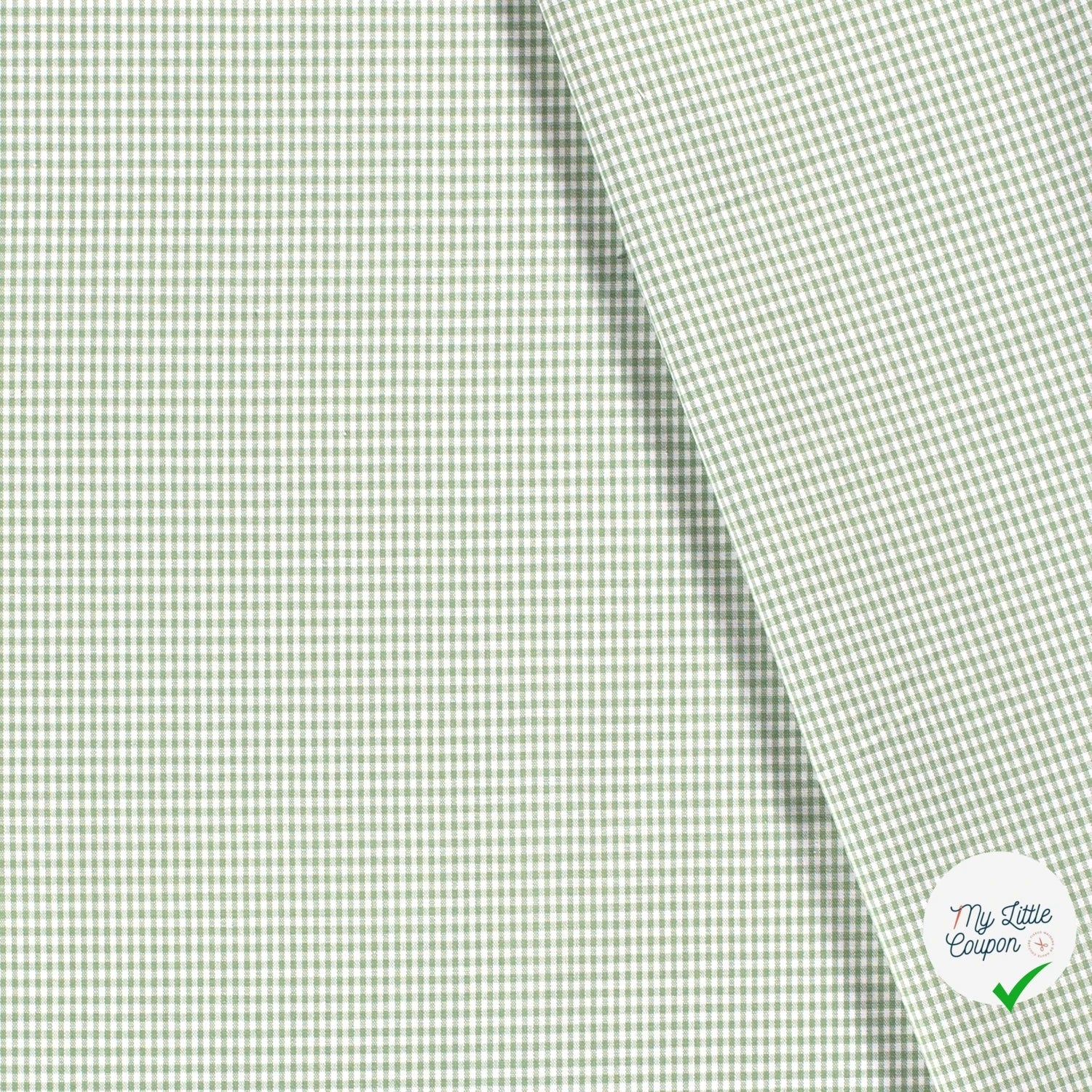 VICHY MINI CARREAUX COTON MENTHE - My Little Coupon