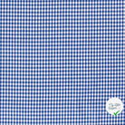 Vichy petits carreaux coton cobalt