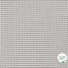 VICHY PETITS CARREAUX COTON GRIS FONCÉ - My Little Coupon