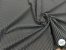 VICHY STRETCH NOIR ET BLANC 100% POLYESTER - My Little Coupon