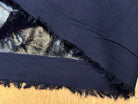 VINYL CONTRECOLLÉ 57% VISCOSE ET 35% LIN BLEU NUIT - My Little Coupon