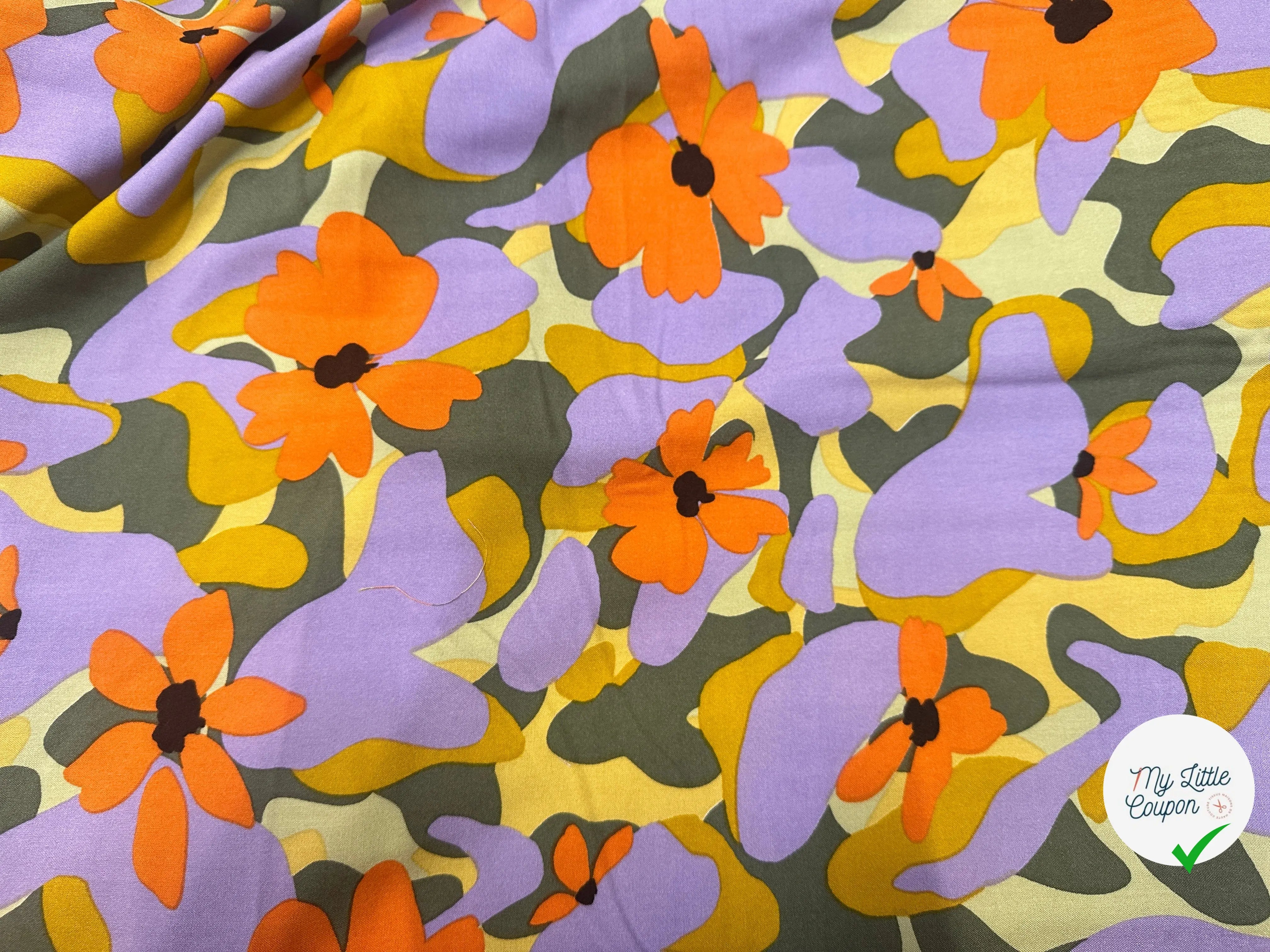 VISCOSE AIMEE VERT / ORANGE 2B 2PAP 150 - My Little Coupon