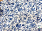 VISCOSE BAGUETTE BLANC / BLEU - My Little Coupon