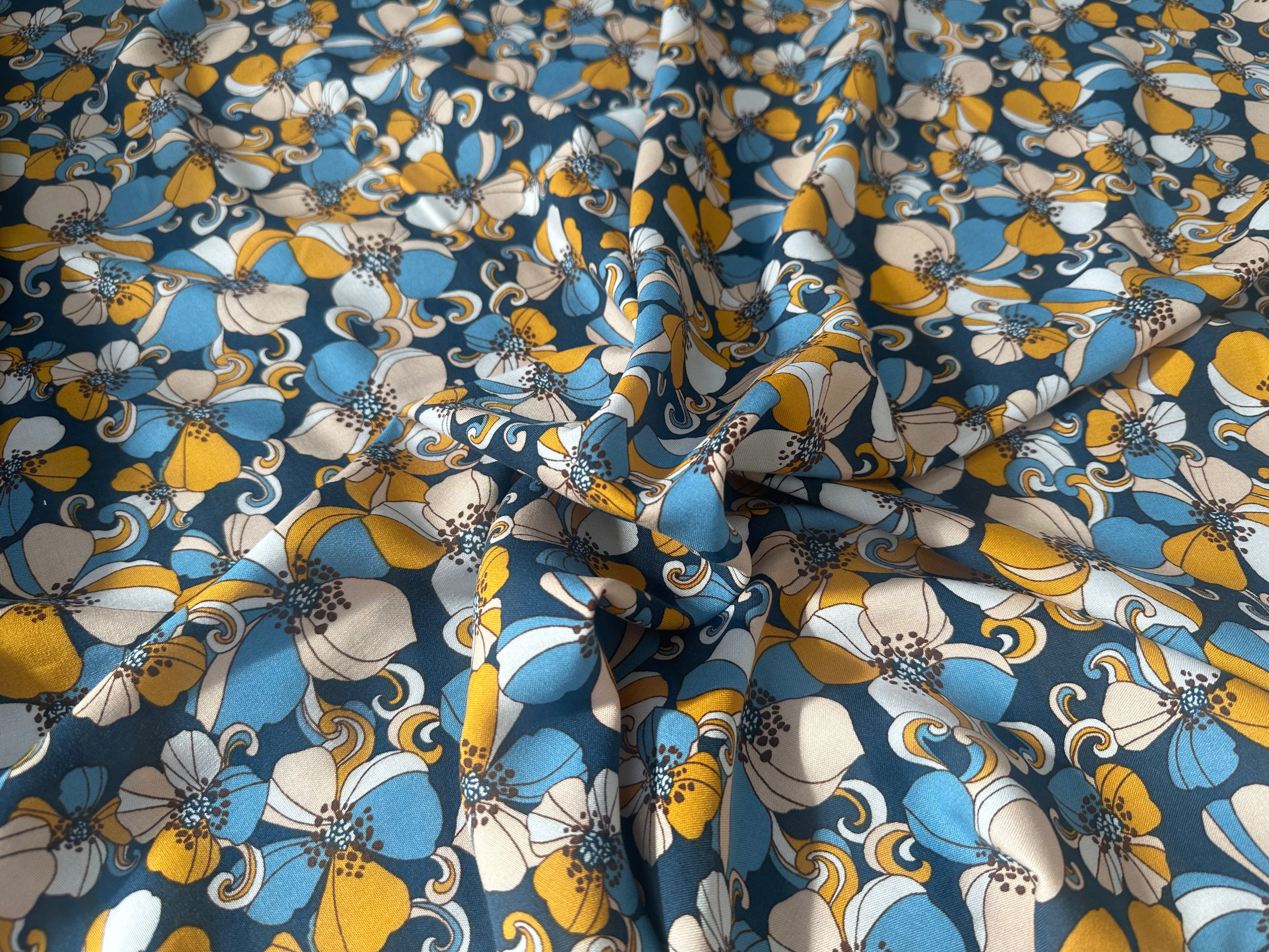 VISCOSE  BELINDA MARINE OEKO-TEX - My Little Coupon