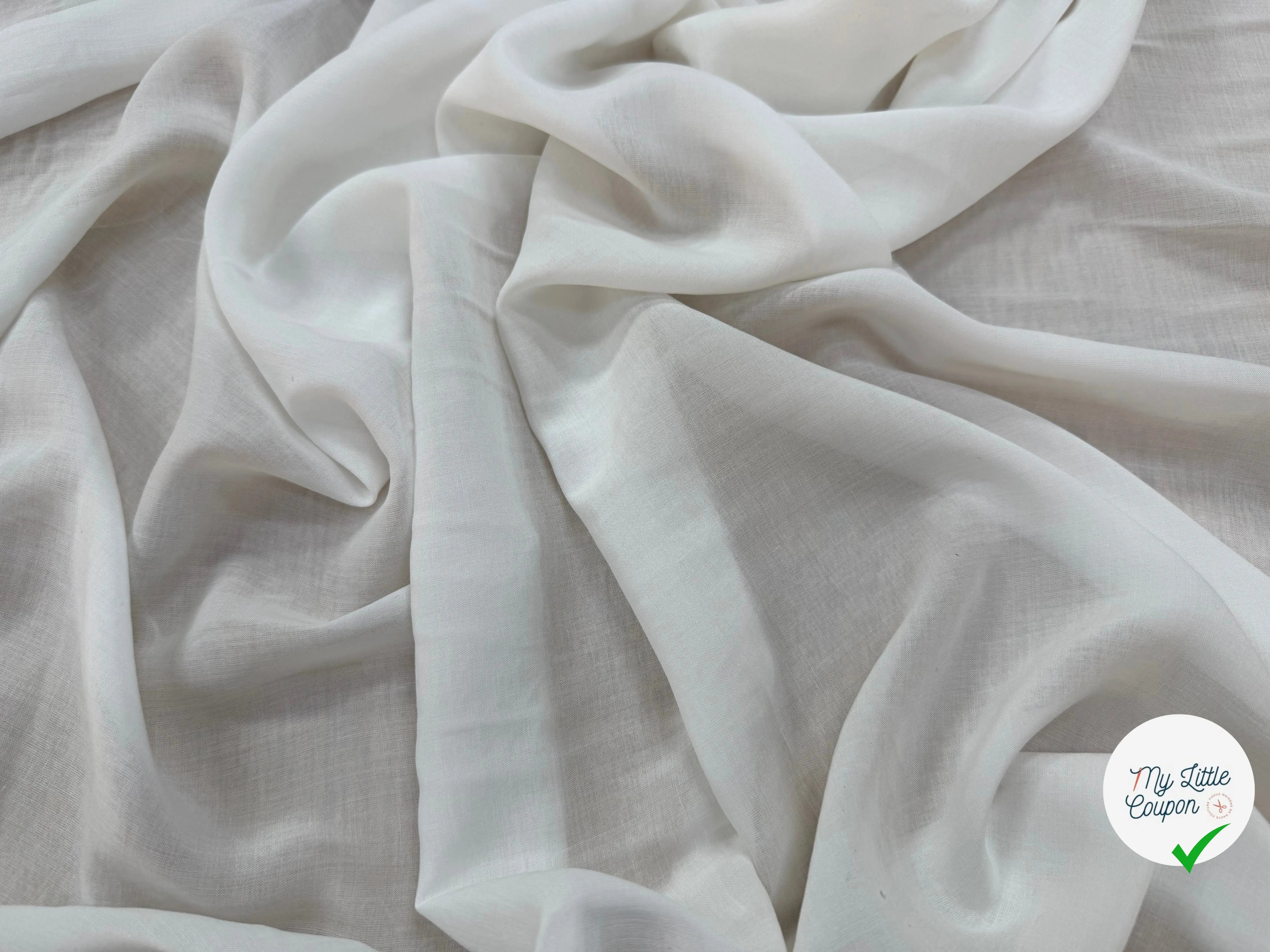 VISCOSE BLANC UNI - My Little Coupon