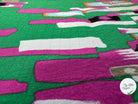 VISCOSE BUBBLE TISSU IMPRIMÉ ABSTRAIT VERT - My Little Coupon