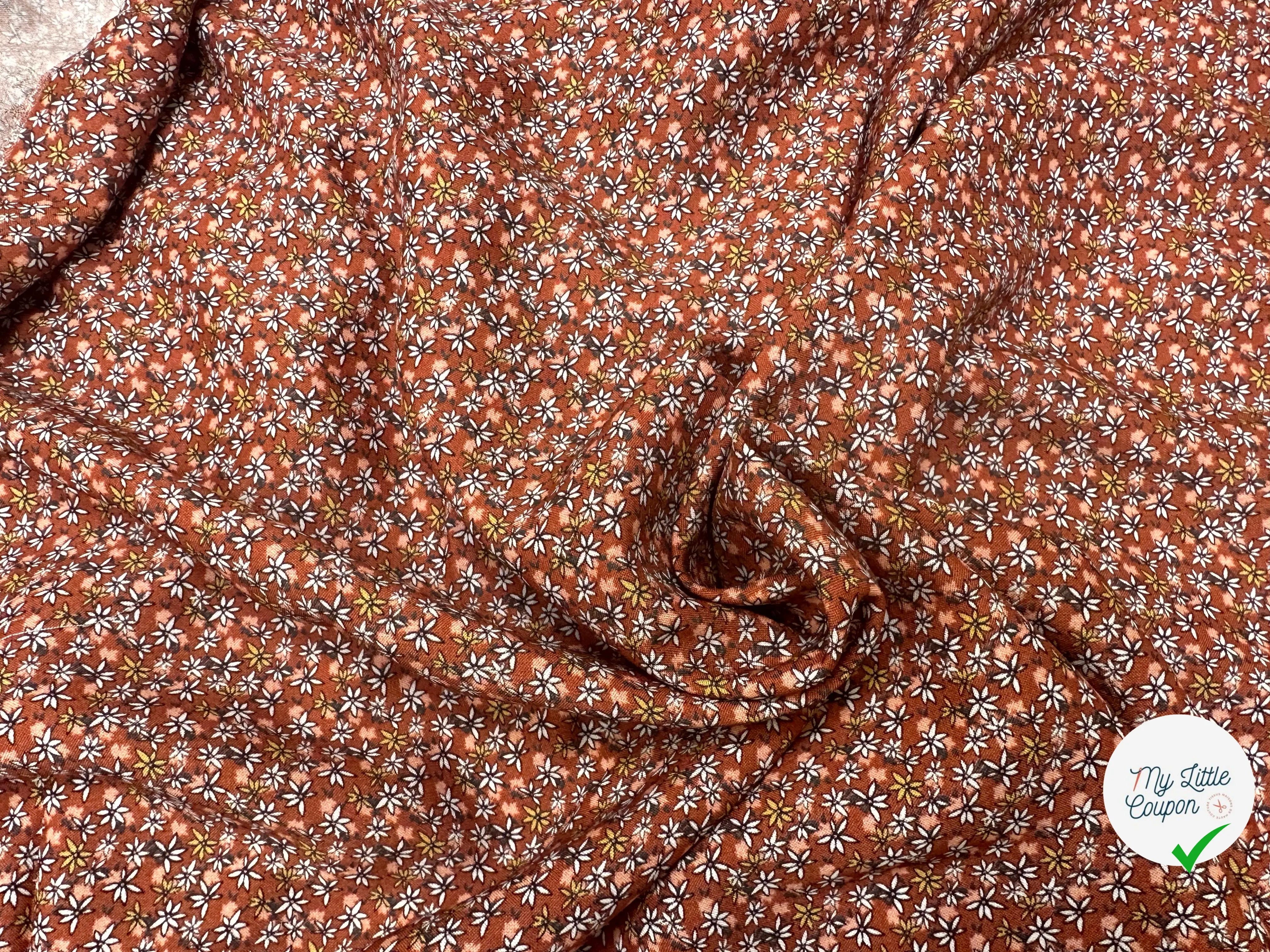 VISCOSE CARLOTA ACAJOU / OCRE 1UNUM D6X 150 - My Little Coupon