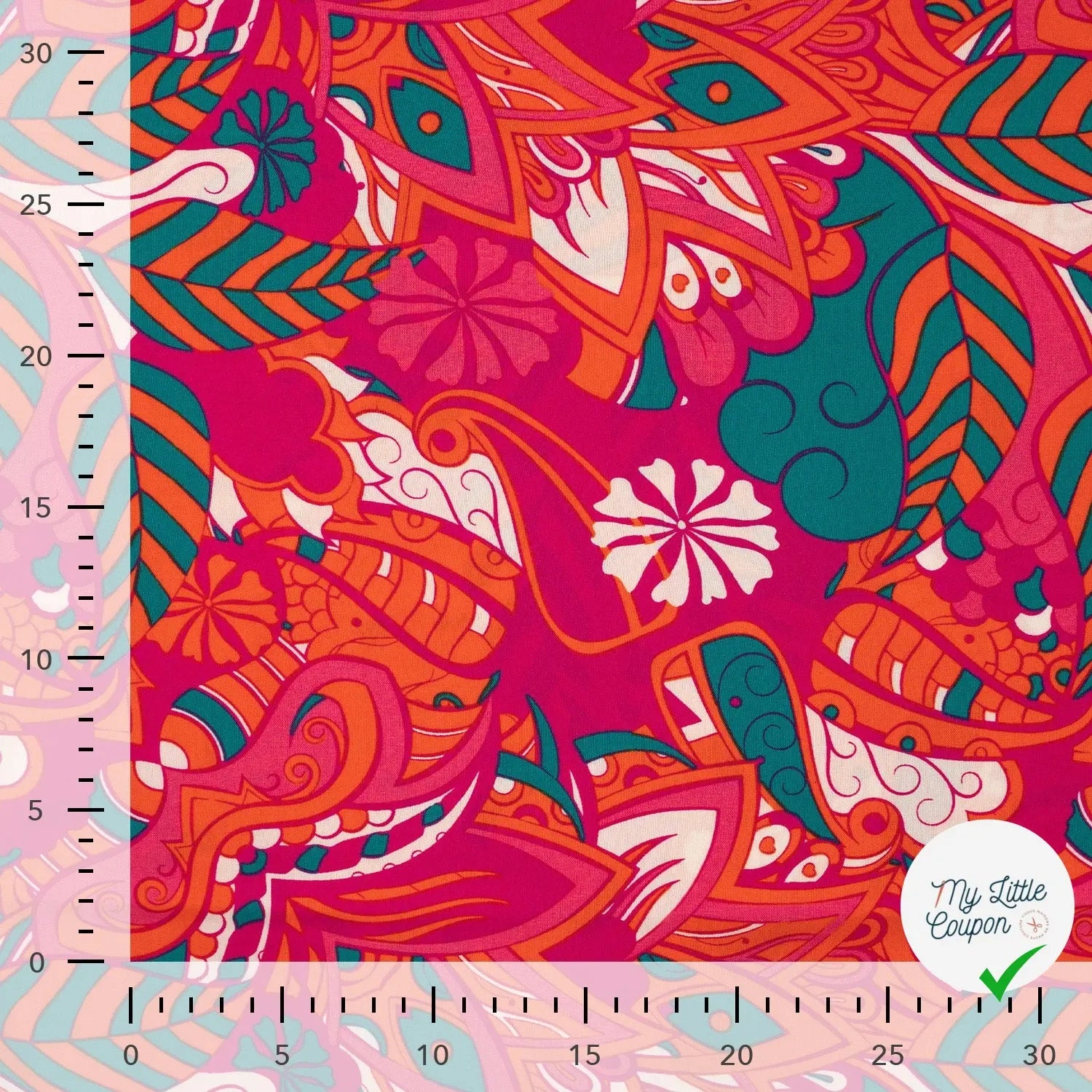 VISCOSE CHALLY FUCHSIA - My Little Coupon