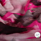 VISCOSE ET LIN ABSTRAIT FUCHSIA - My Little Coupon