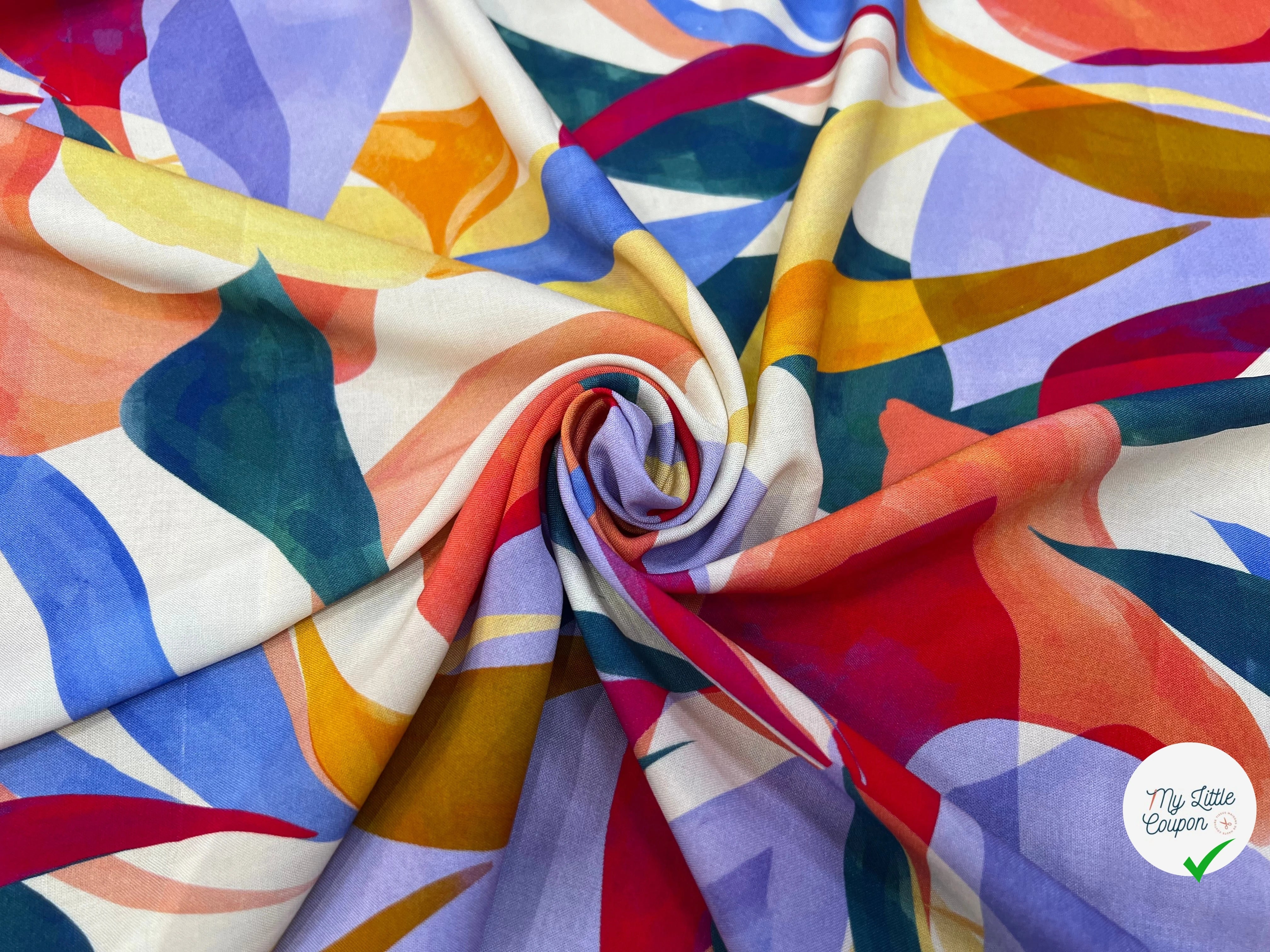 VISCOSE ETERNELLE MULTICO 140 CM - My Little Coupon