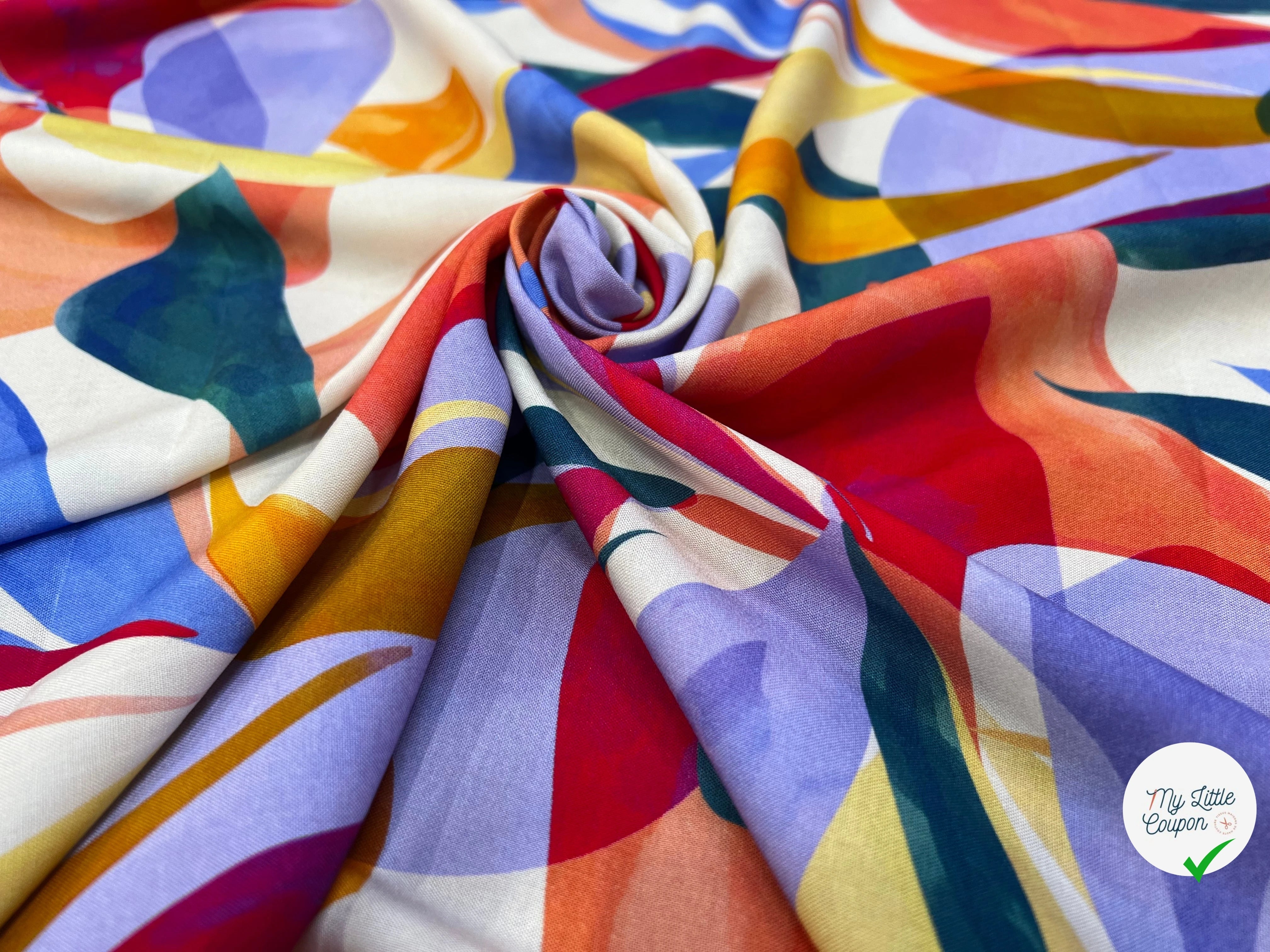 VISCOSE ETERNELLE MULTICO 140 CM - My Little Coupon