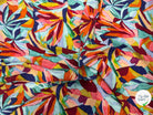 VISCOSE FEUILLAGE AQUARELLE MULTICO 140 CM - My Little Coupon