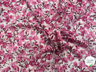 VISCOSE FLEURETTES ROSE 140 CM - My Little Coupon