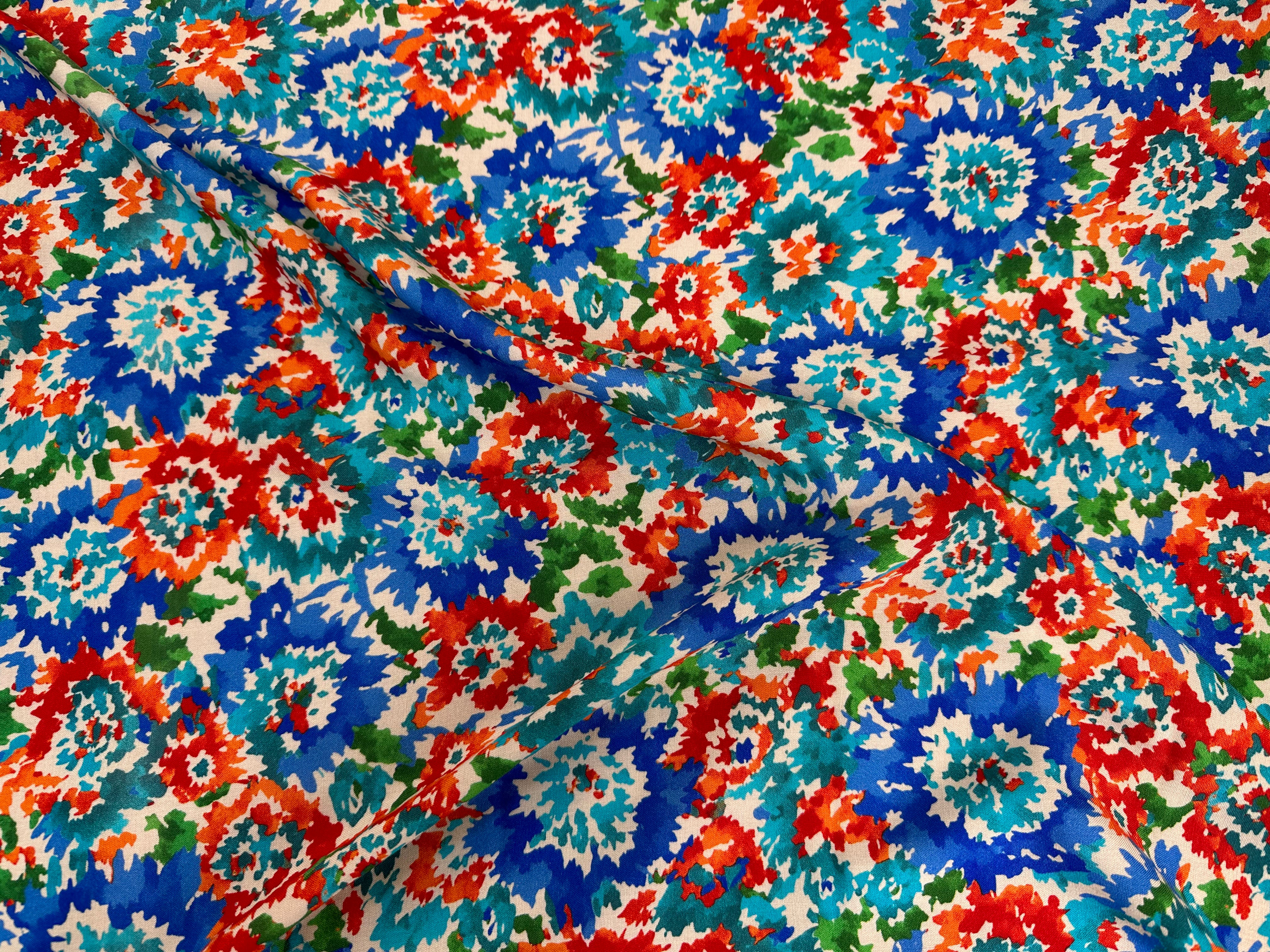 VISCOSE FLEURS DE AQUARELLE - My Little Coupon