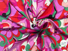 VISCOSE FLEURS RÉTRO VERT - My Little Coupon