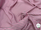 VISCOSE FLUIDE RAYON TWILL PRINTED ROSE PALE - My Little Coupon