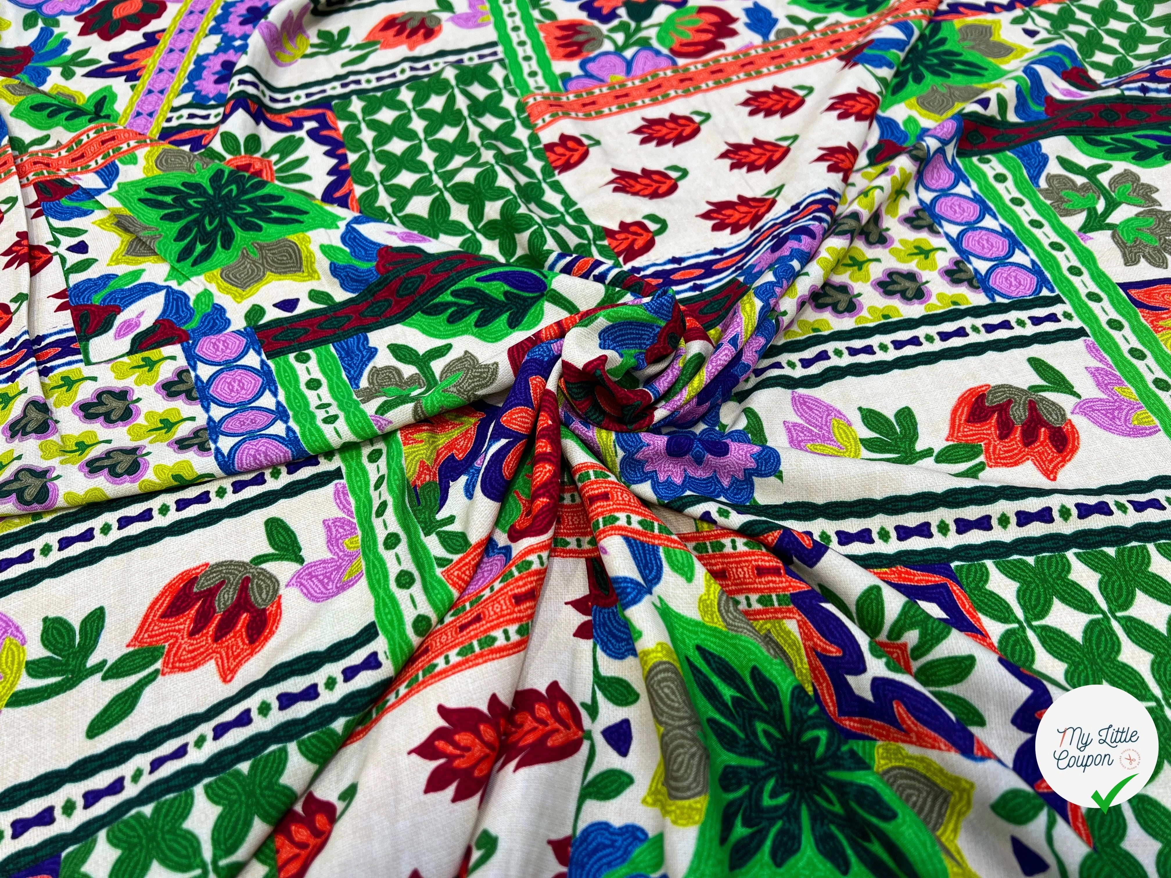VISCOSE GALIA ECRU 140 CM - My Little Coupon