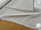 VISCOSE GEORGETTE HEAVY PFD FLUIDE BLANC - My Little Coupon
