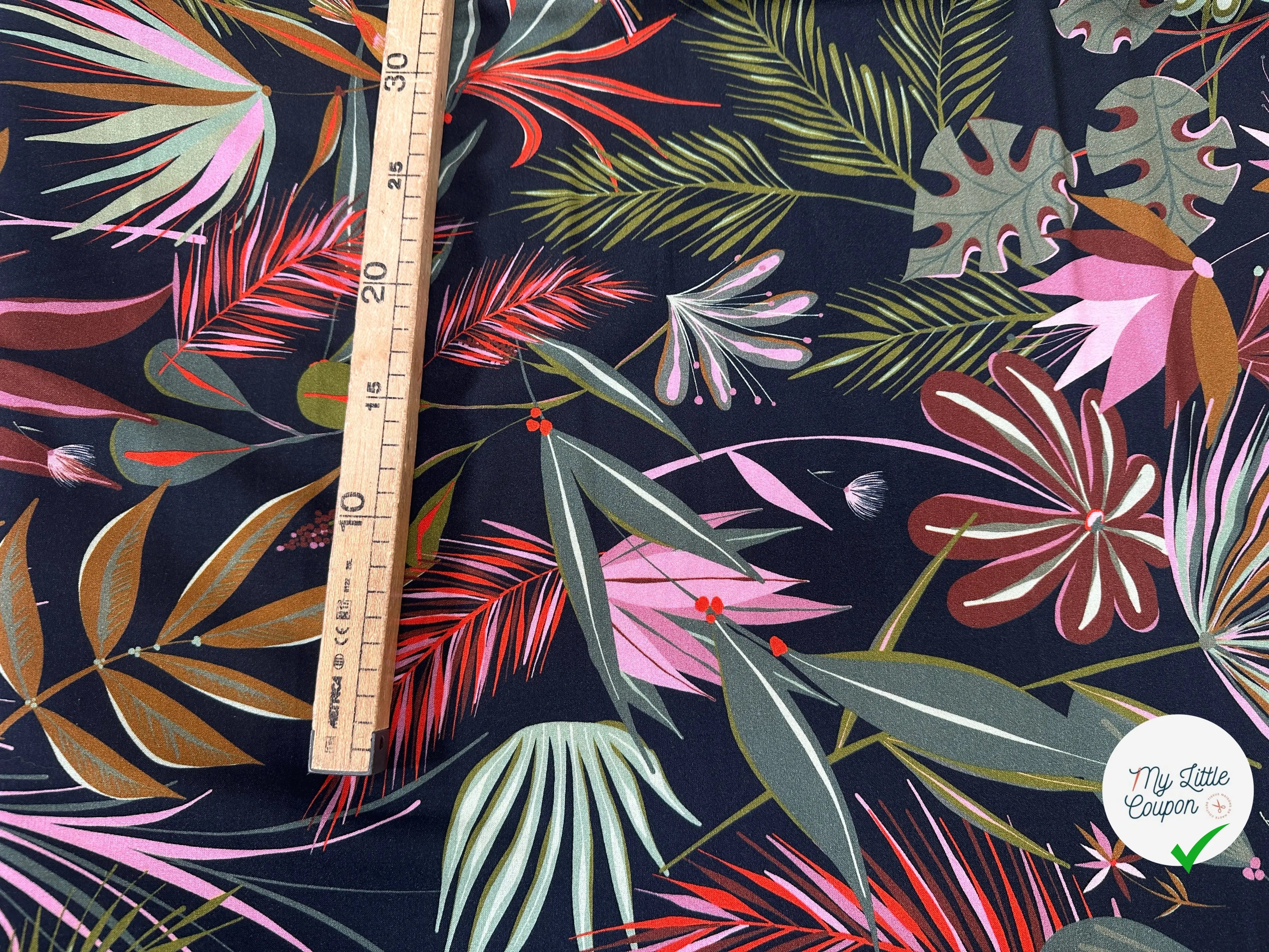VISCOSE GULFSTREAM NOIR / MULTICO - My Little Coupon