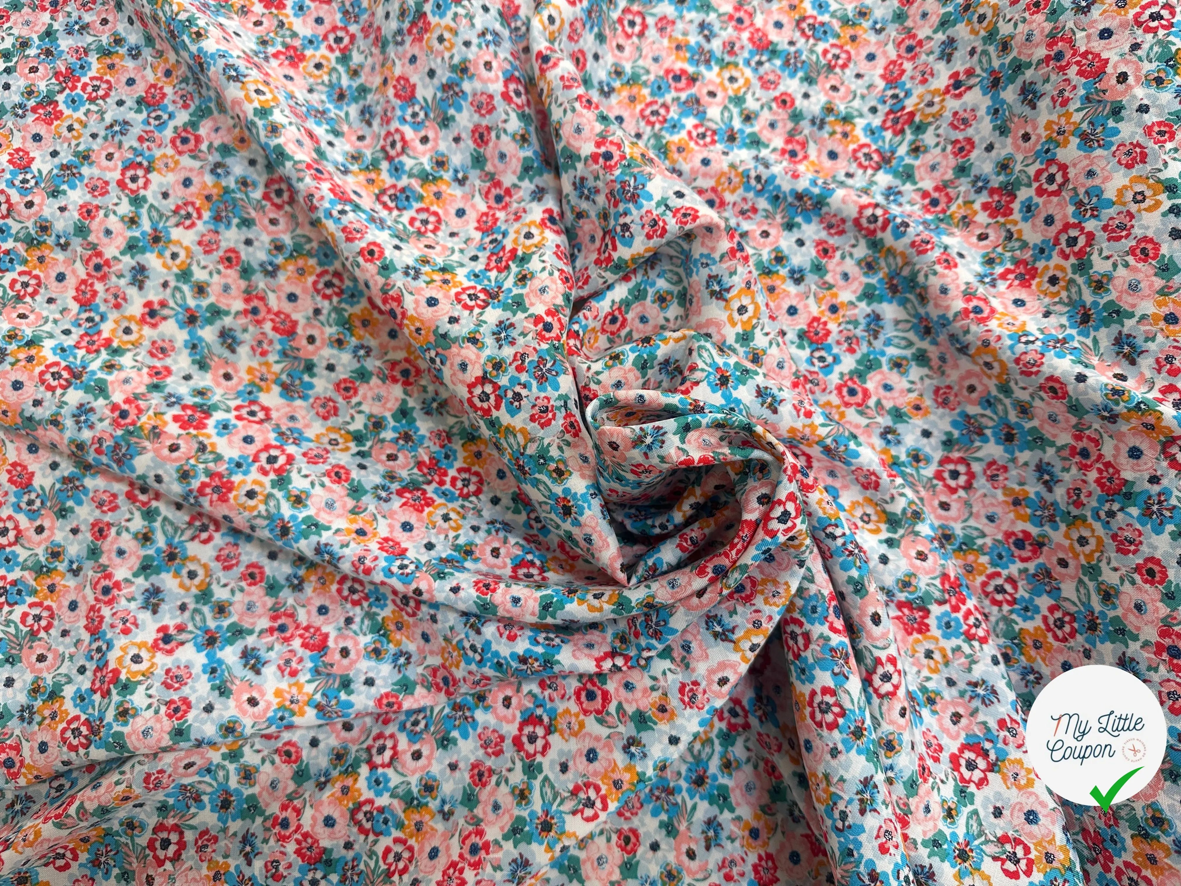 VISCOSE  IDYLLE CIEL OEKO-TEX - My Little Coupon