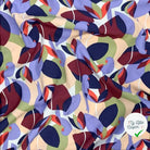 VISCOSE IMPRIMÉE FEUILLAGE ET HIRONDELLE IMAGINAIRE - My Little Coupon - tissu - coudre