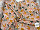 VISCOSE IMPRIMÉE FEUILLES DE BANANIER - My Little Coupon - tissu - coudre