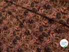 VISCOSE IMPRIMÉE FLORALIE DE VIEUX ROSE - My Little Coupon - tissu - coudre