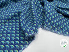 VISCOSE IMPRIMÉE JASMIN D'UNE NUIT MARINE - My Little Coupon - tissu - coudre